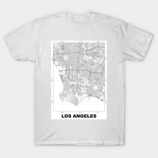 Los Angeles Map T-Shirt